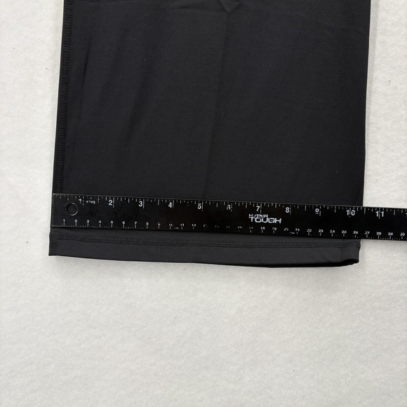 Christine Alexander Pants Womens Medium Black Cropped Straight Leg Yoga Stretch - Picture 9 of 13